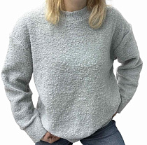 Свитер Elena&Vika 24058 grey - делук