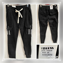 Джинсы Fangsida RT5002 black - делук