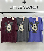 Футболка Little Secret 500133 wine - делук