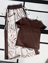 Костюм Kosmy 391 brown-milk - делук