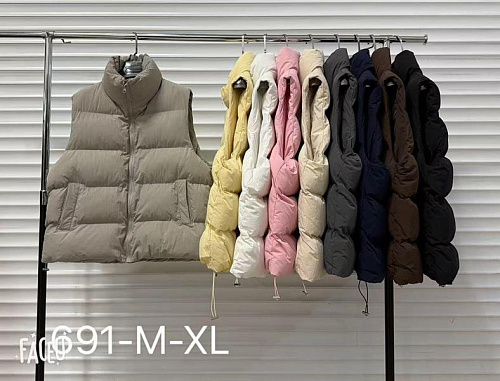 Жилетка Oukali 691-1 beige - делук