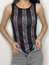 Боди Kosta 1231 black-beige - делук