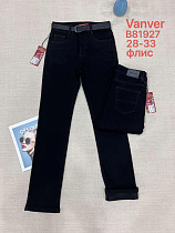 Джинсы Vanver B81927 black - делук