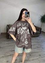 Футболка S.Style 55 brown - делук