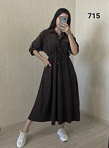 Платье Fsn 715-1 black - делук