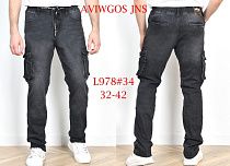 Джинсы God Baron L978 black - делук