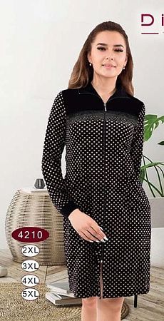 Халат Dicolor 4210 black - делук