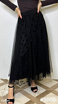 Юбка Kosta 5006 black - делук