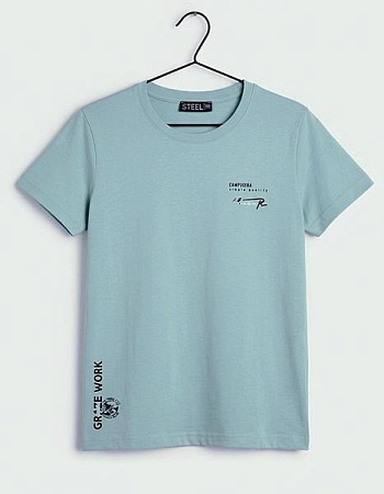 Футболка Dino DN210 l.blue - делук