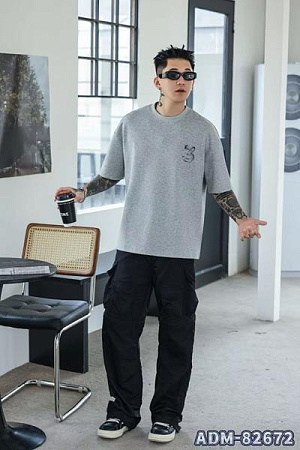 Футболка 2Bro 82672 l.grey - делук