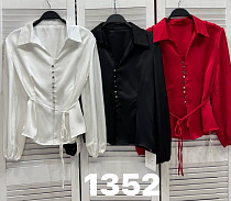 Блузка Divo 1352 black - делук