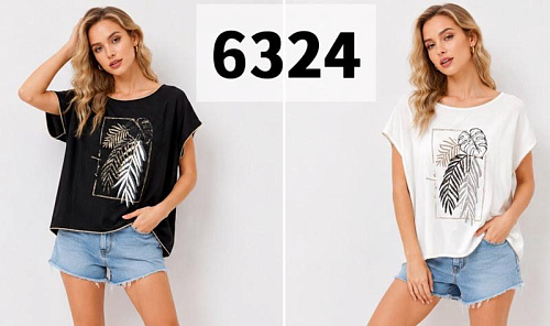 Футболка Gertie 6324 black - делук