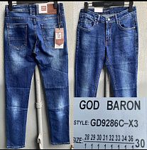 Джинсы God Baron 9286 blue - делук