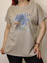Футболка Kosta KS62 beige - делук