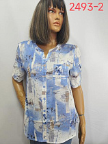 Рубашка Lida 2493-2 blue - делук