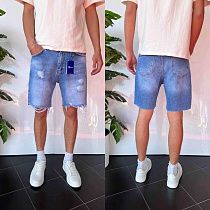 Шорты Three Black 2260 l.blue - делук