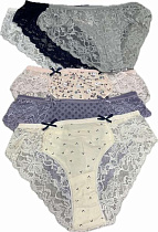 Трусы Anibur 9168 mix (M-XL) - делук