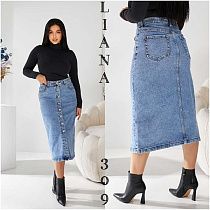 Юбка Liana Denim 309 blue Юбка Liana Denim 309 blue - делук