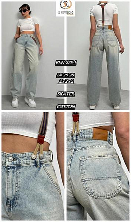 Джинсы Maxim Jeans 225-1 l.blue - делук