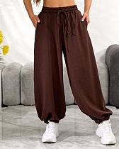 Штаны Спорт Arina 1698 brown - делук