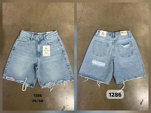 Шорты Jeans Club 1286 l.blue - делук