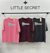 Футболка Little Secret 50028 wine - делук