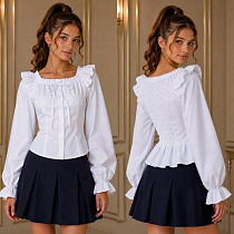 Блузка Karolina KR749 white - делук