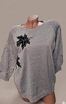 Свитер Julia JL1023 grey - делук