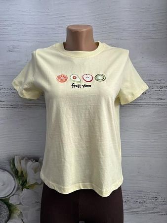 Футболка New Season 8521 yellow - делук