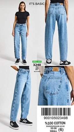 Джинсы Jeans Style 3240-4S6-27 l.blue - делук