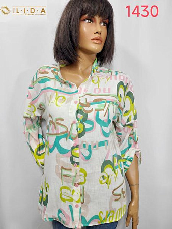 Рубашка Lida 1430 white - делук