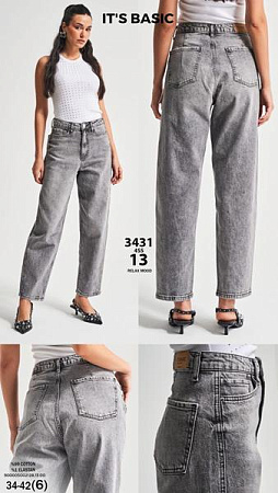 Джинсы Maxim Jeans 3431-13 grey - делук