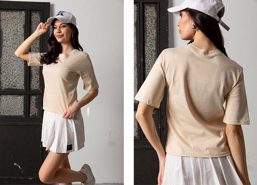 Футболка Relaxwear 1040 beige - делук