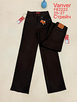 Джинсы Vanver F82222 chocolate - делук