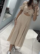 Платье Comod 91001 beige - делук
