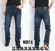 Джинсы God Baron W007-8 blue - делук