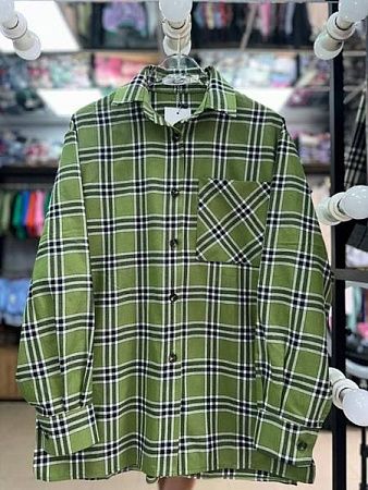 Рубашка Arina 8052 green - делук