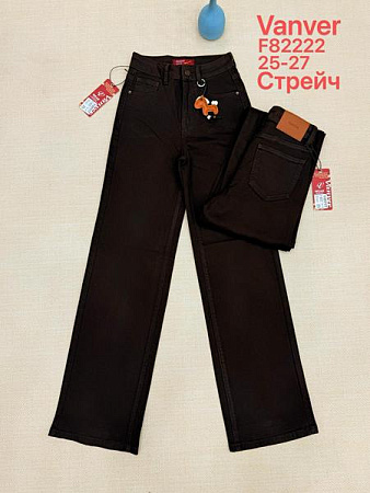 Джинсы Vanver F82222 chocolate - делук