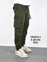 Джоггеры God Baron C65033-3 khaki - делук
