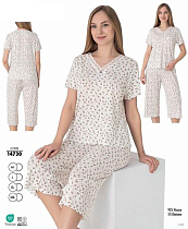 Пижама Cotpark 14730 white - делук