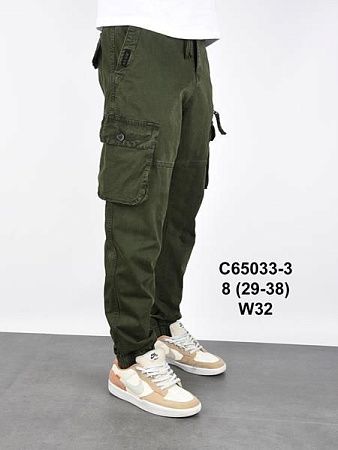 Джоггеры God Baron C65033-3 khaki - делук