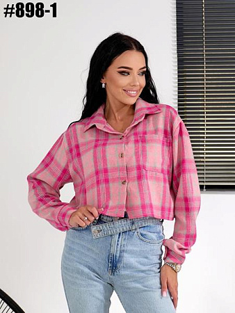 Рубашка Bat 898-1 pink - делук