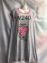 Ночнушка Punky V240 grey - делук