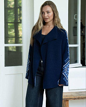Кардиган Liza Brend 1104 navy - делук