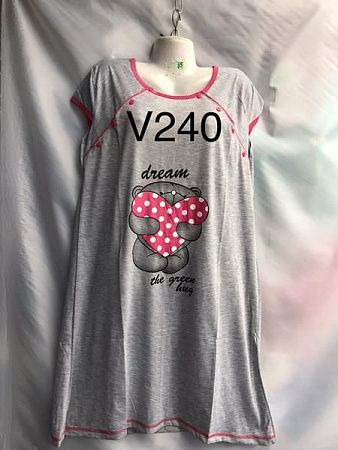 Ночнушка Punky V240 grey - делук