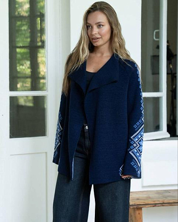 Кардиган Liza Brend 1104 navy - делук