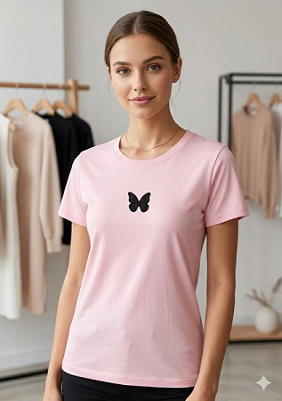 Футболка Newe 2218 pink - делук