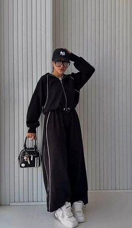 Костюм Спорт Modnulya 2127 black - делук