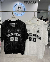 Футболка Saint Wish FR3085 black - делук