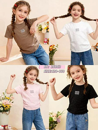 Футболка Chicwear 26863 brown - делук